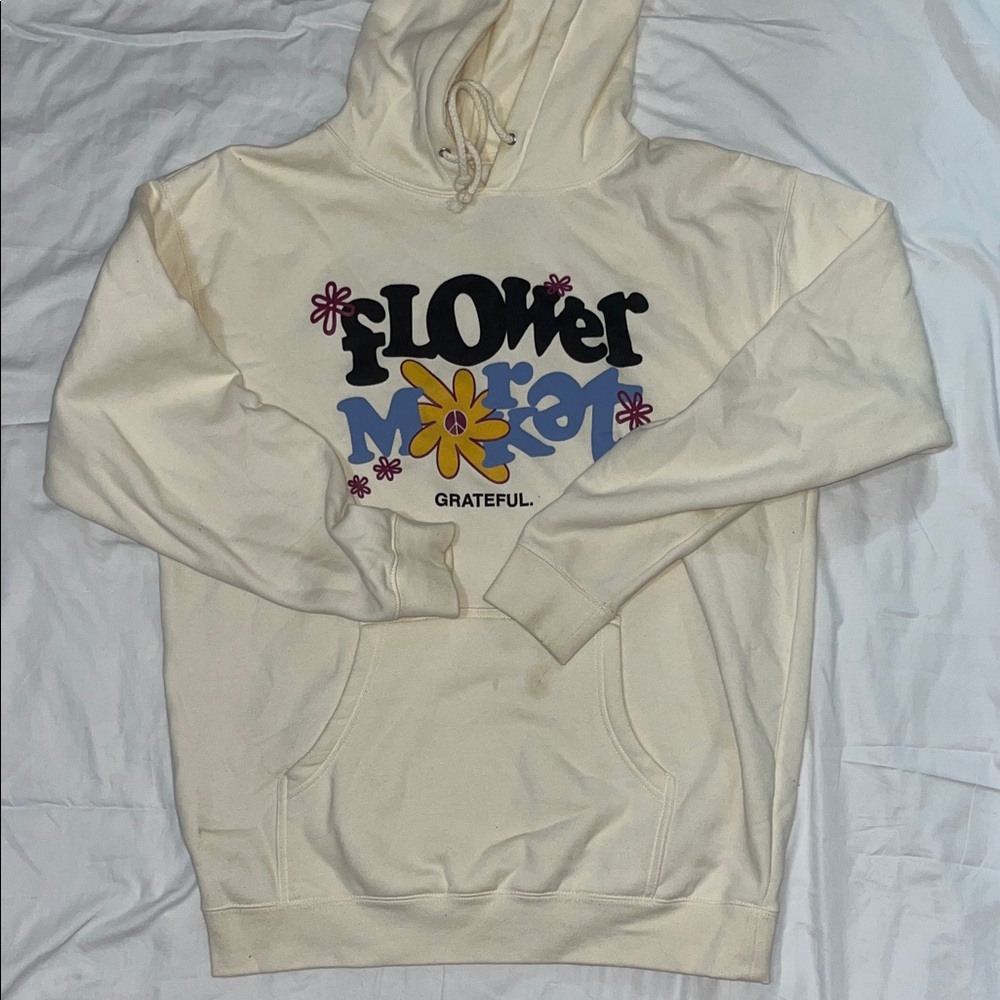 Cream Hoodie by GRATEFUL